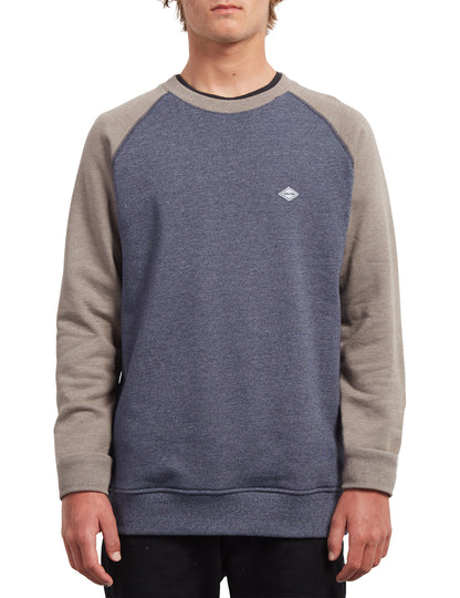 Volcom Homak Crew Sweatshirt in Mushroom