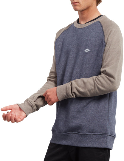 Volcom Homak Crew Sweatshirt in Mushroom