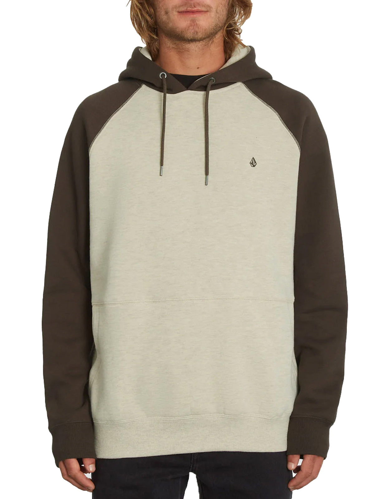 Volcom Homak Pullover Hoody in Whitecap Grey