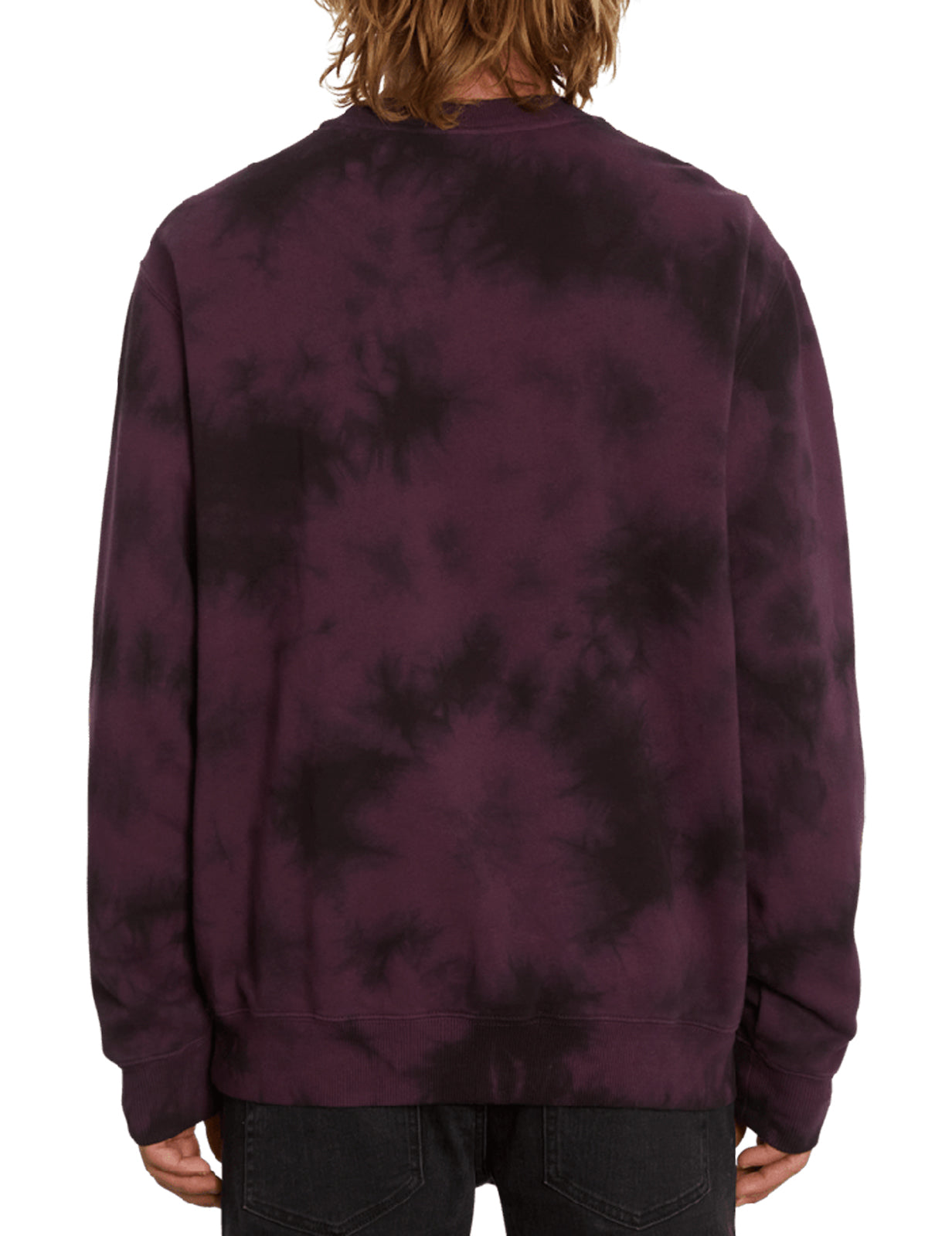 Volcom Iconic Stone Plus Crew Sweatshirt in Mulberry