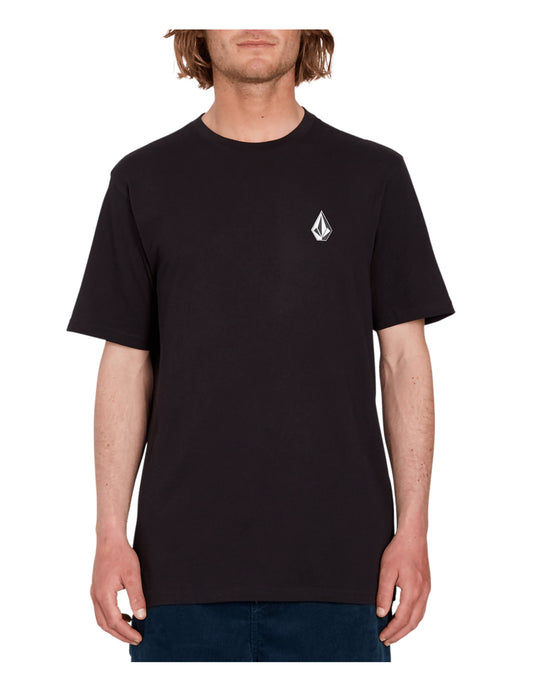 Volcom Iconic Stone Short Sleeve T-Shirt in Black