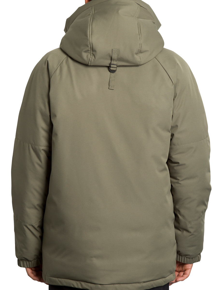 Volcom Interzone 5K Parka Jacket in Army Green Combo