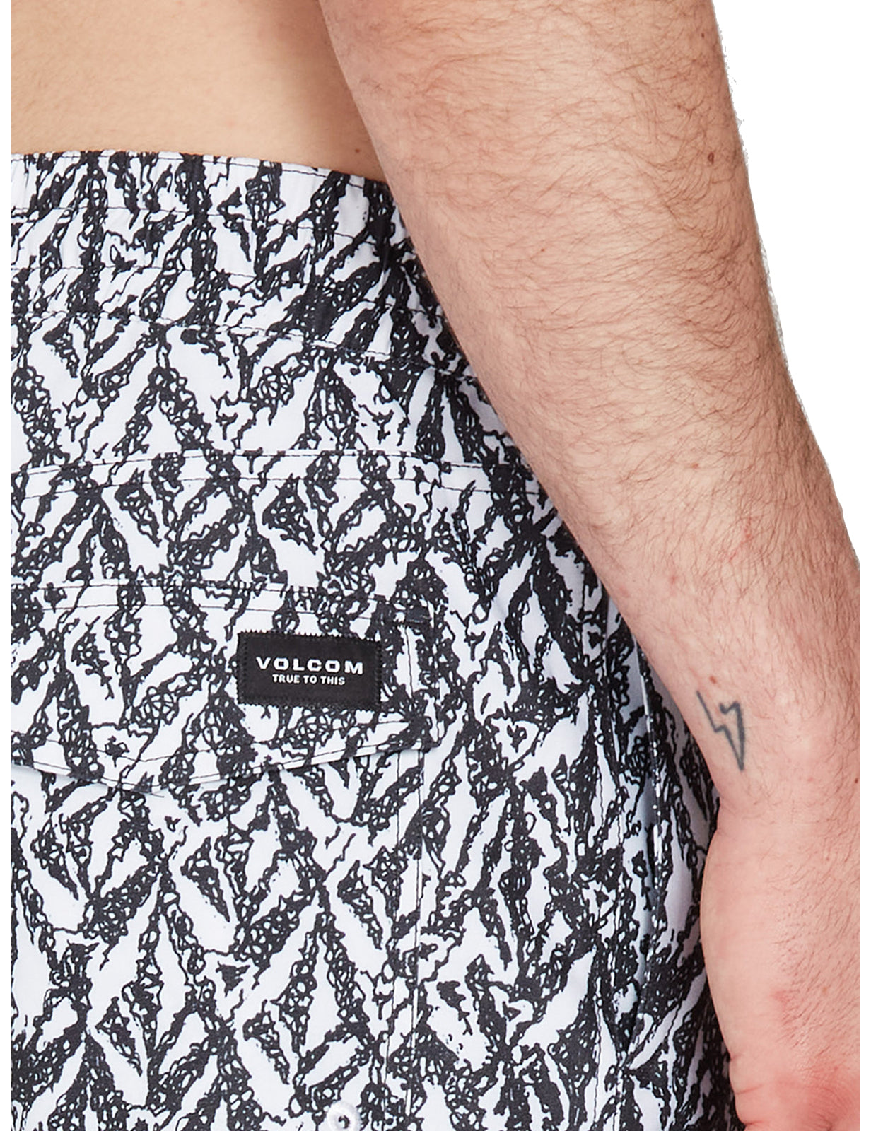 Volcom J Hager Trunk 17 Elasticated Boardshorts in White