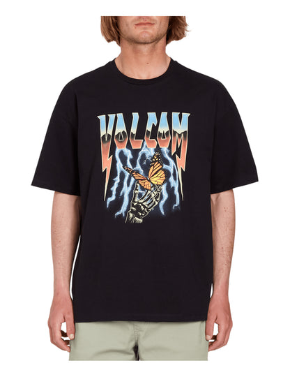 Volcom Keepthunder Short Sleeve T-Shirt in Black