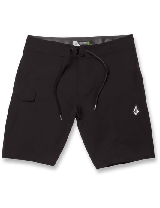 Volcom Lido Solid Mod 20 Boardshorts in Black