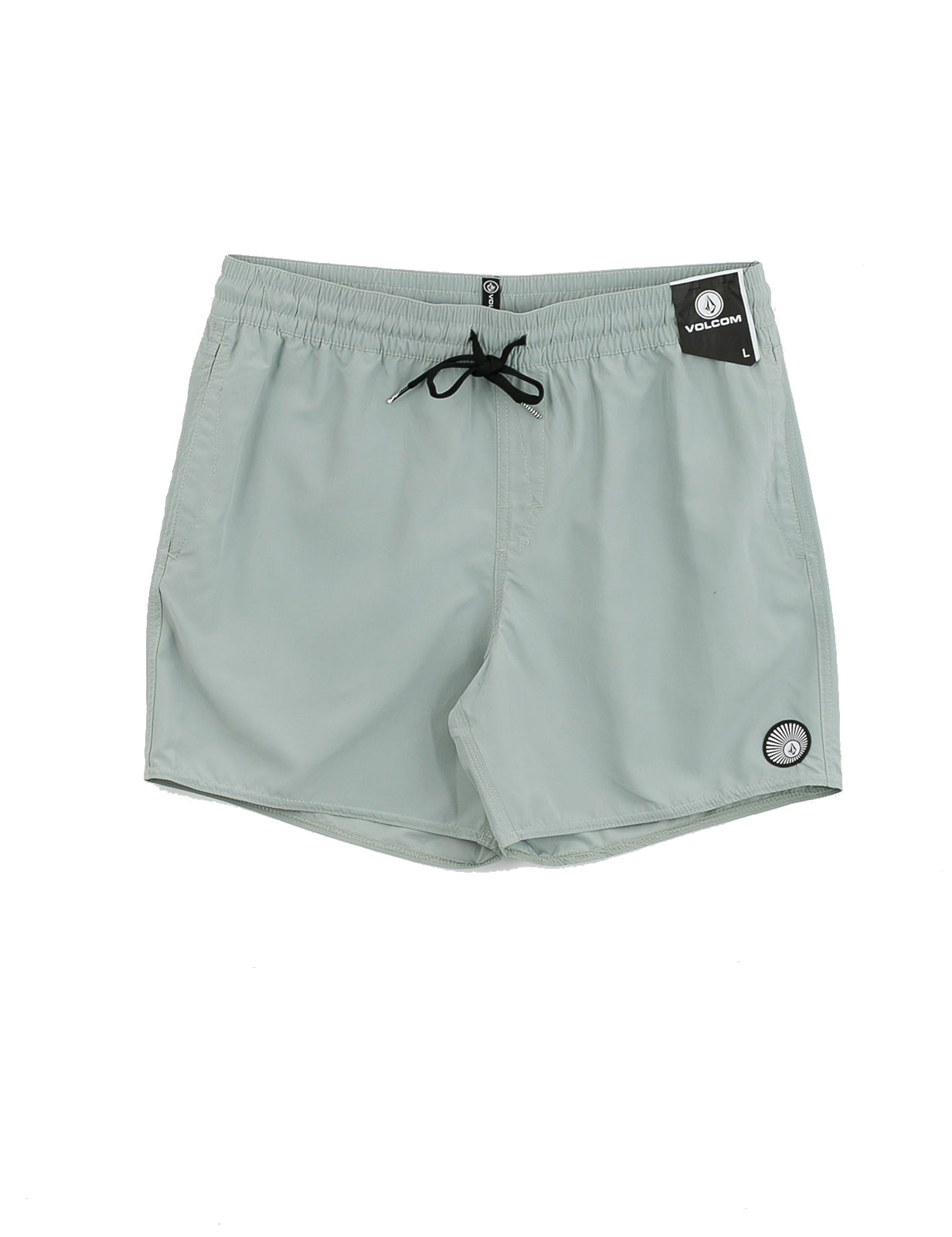 Volcom Lido Solid Trunk 16 Elasticated Boardshorts in Abyss