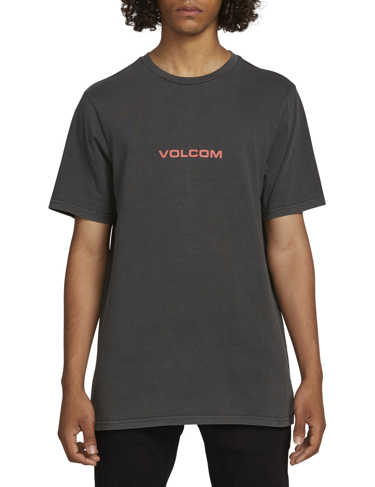 Volcom Little Europe Short Sleeve T-Shirt in Black