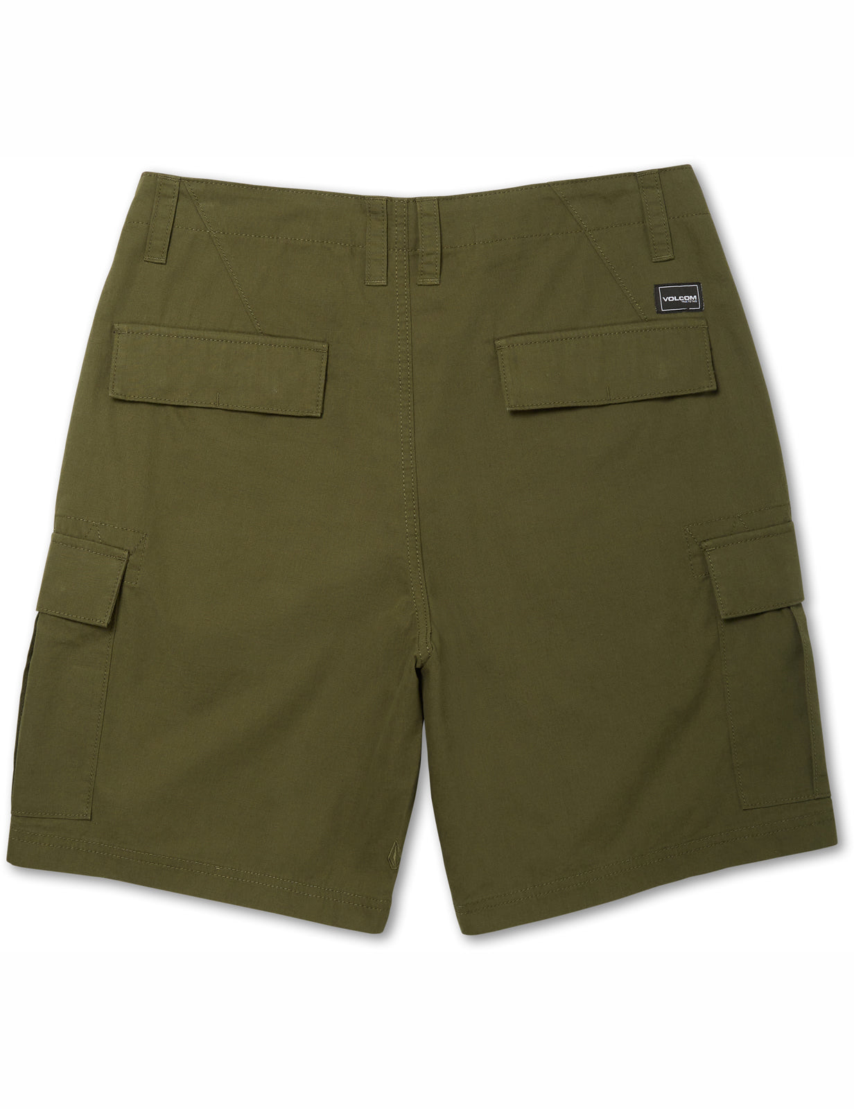 Volcom March Cargo Shorts in Military