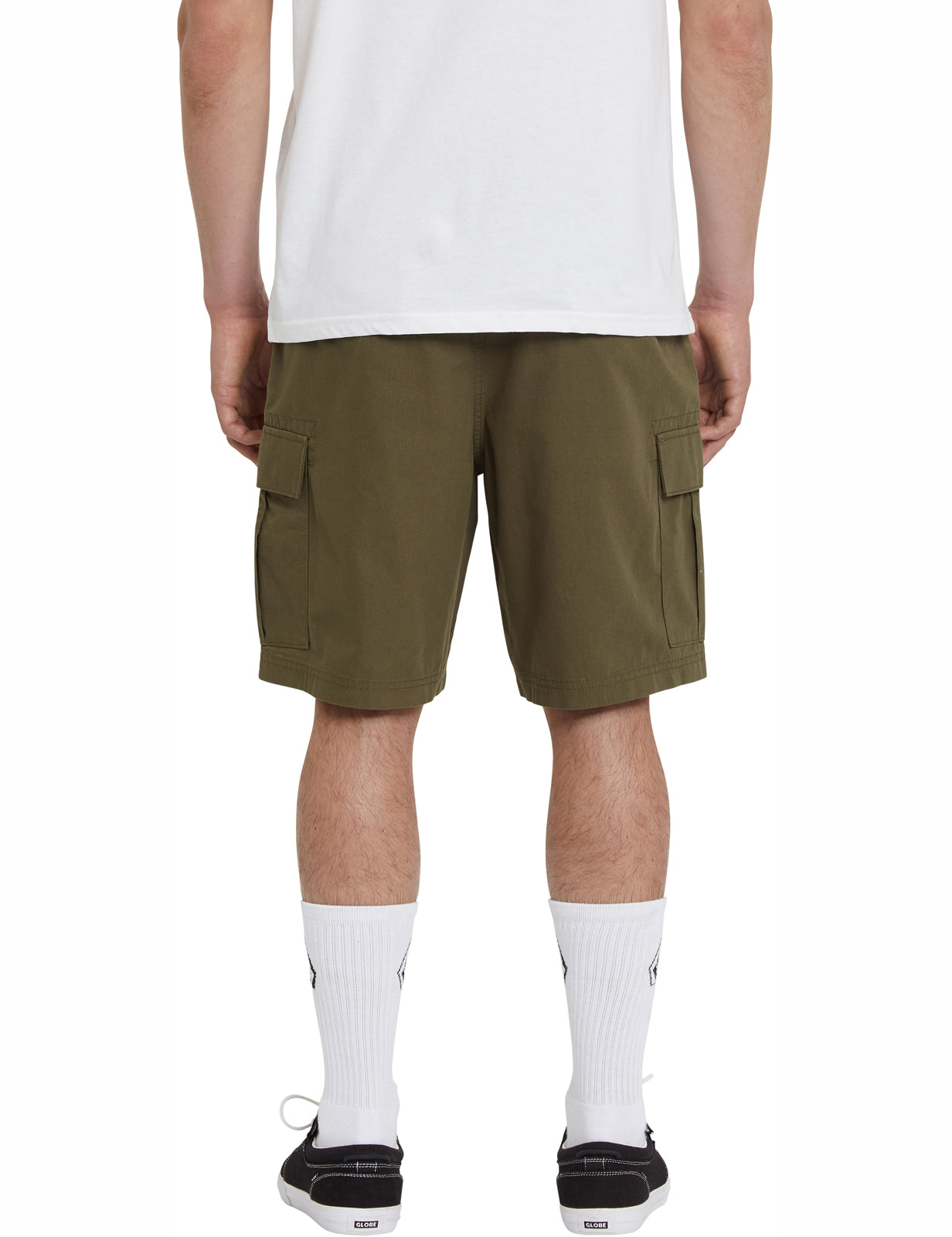 Volcom March Cargo Shorts in Military