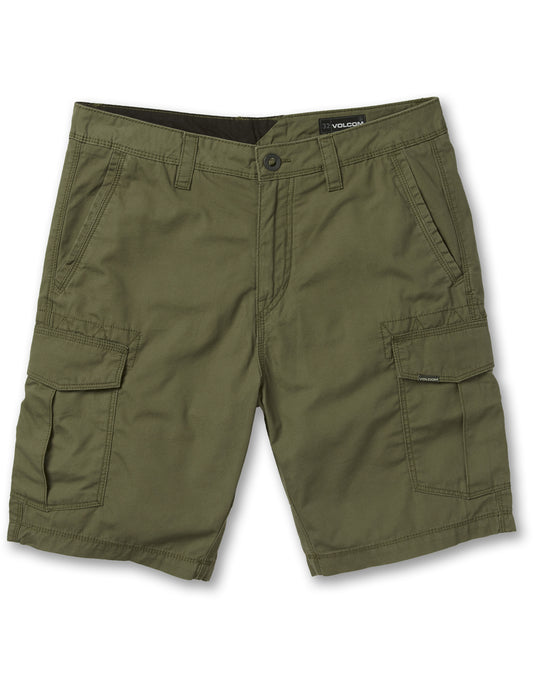 Volcom Miter II Cargo Shorts in Army Green Combo