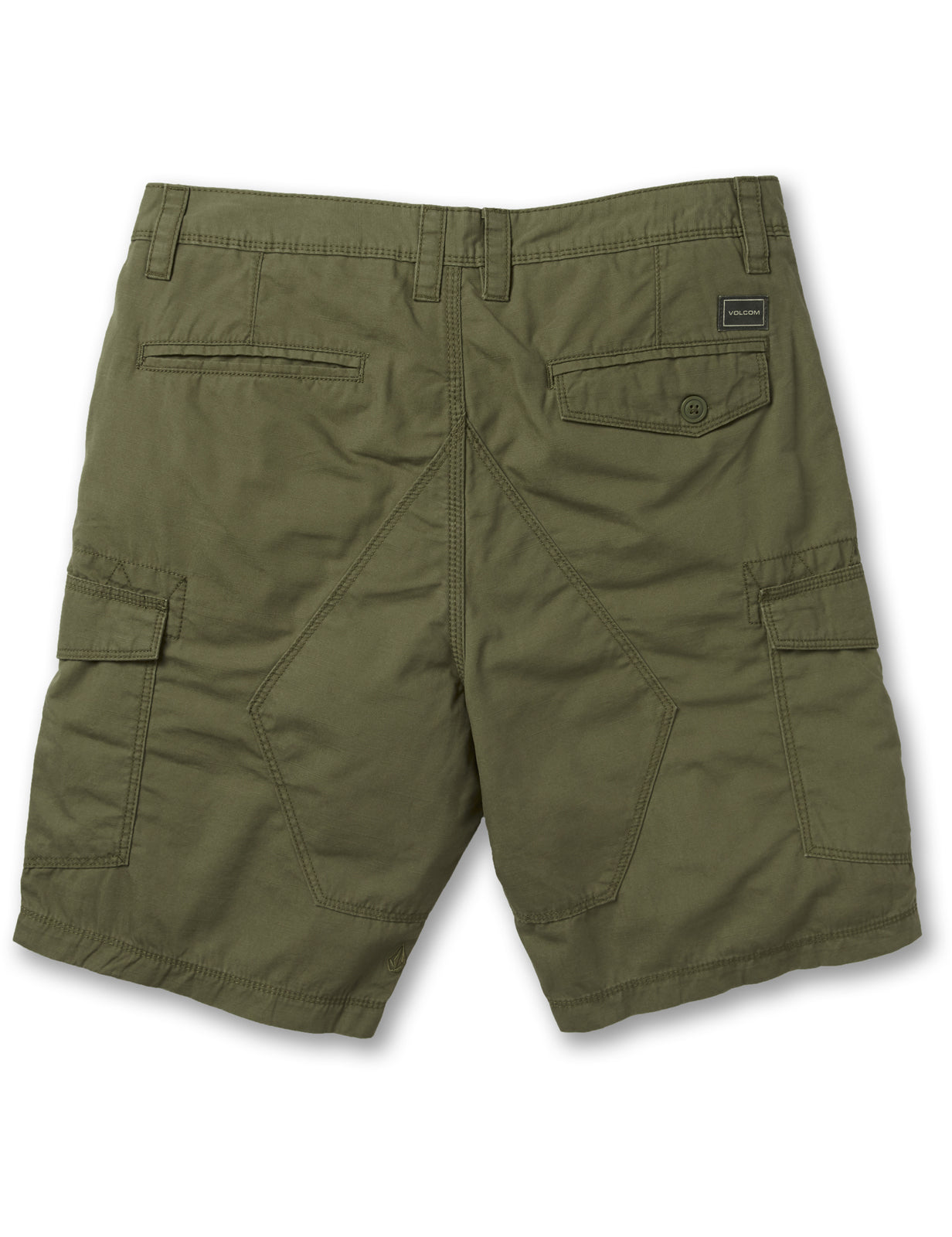 Volcom Miter II Cargo Shorts in Army Green Combo