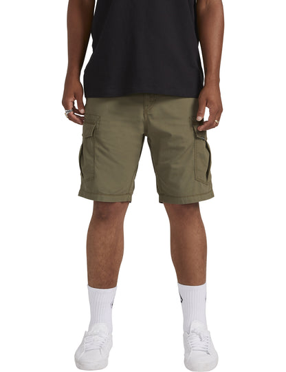 Volcom Miter II Cargo Shorts in Army Green Combo