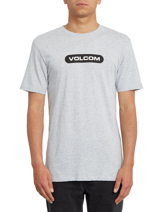 Volcom New Euro Short Sleeve T-Shirt in Heather Grey