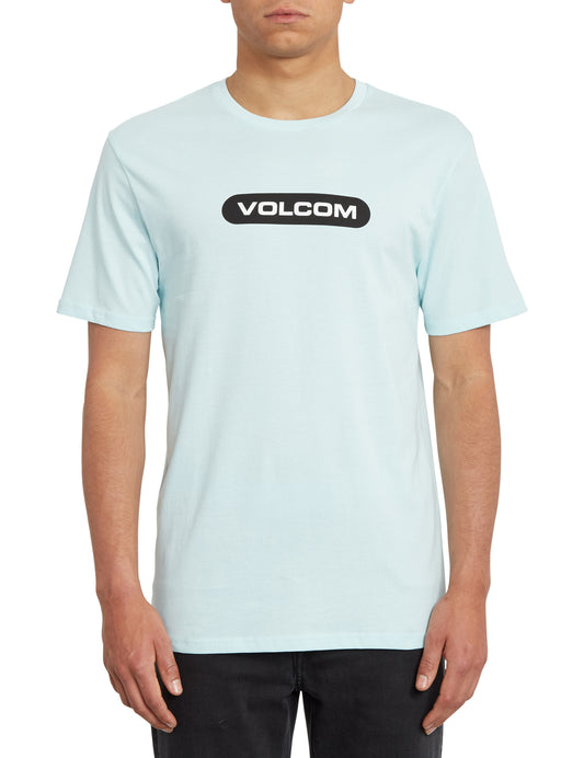 Volcom New Euro Short Sleeve T-Shirt in Resin Blue