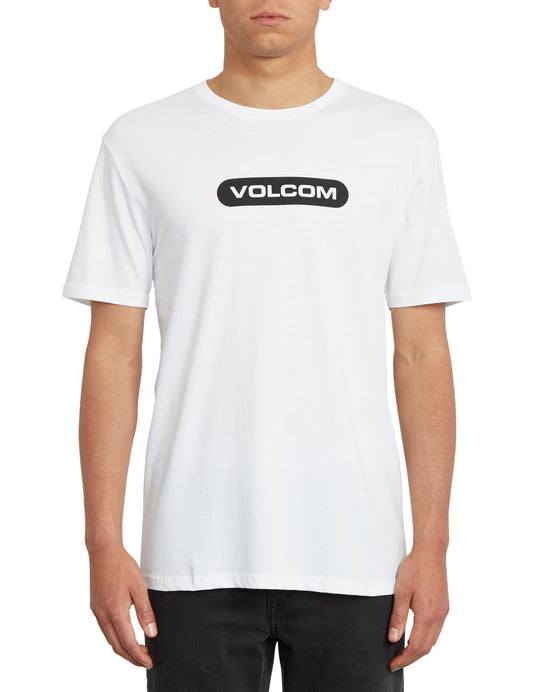 Volcom New Euro Short Sleeve T-Shirt in White