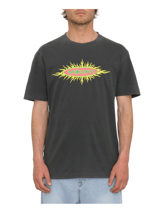 Volcom Nu Sun PW Short Sleeve T-Shirt in Black