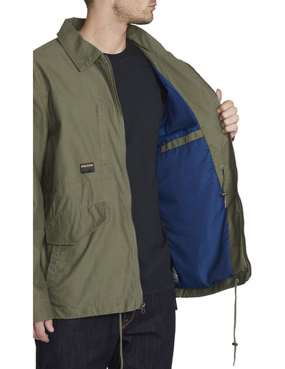 Volcom Peace Tribe Jacket in Army Green Combo