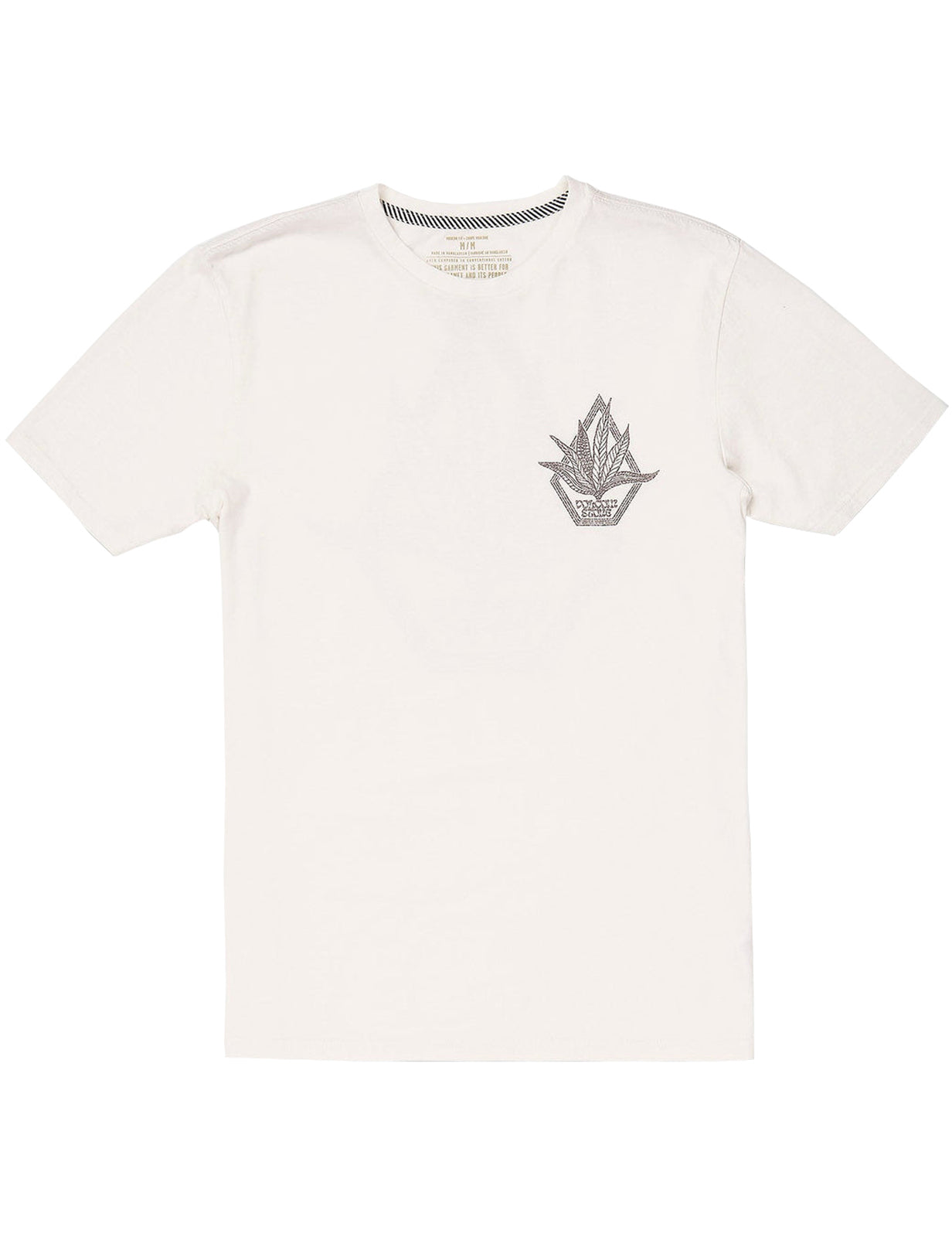 Volcom Perennial Short Sleeve T-Shirt in Off White