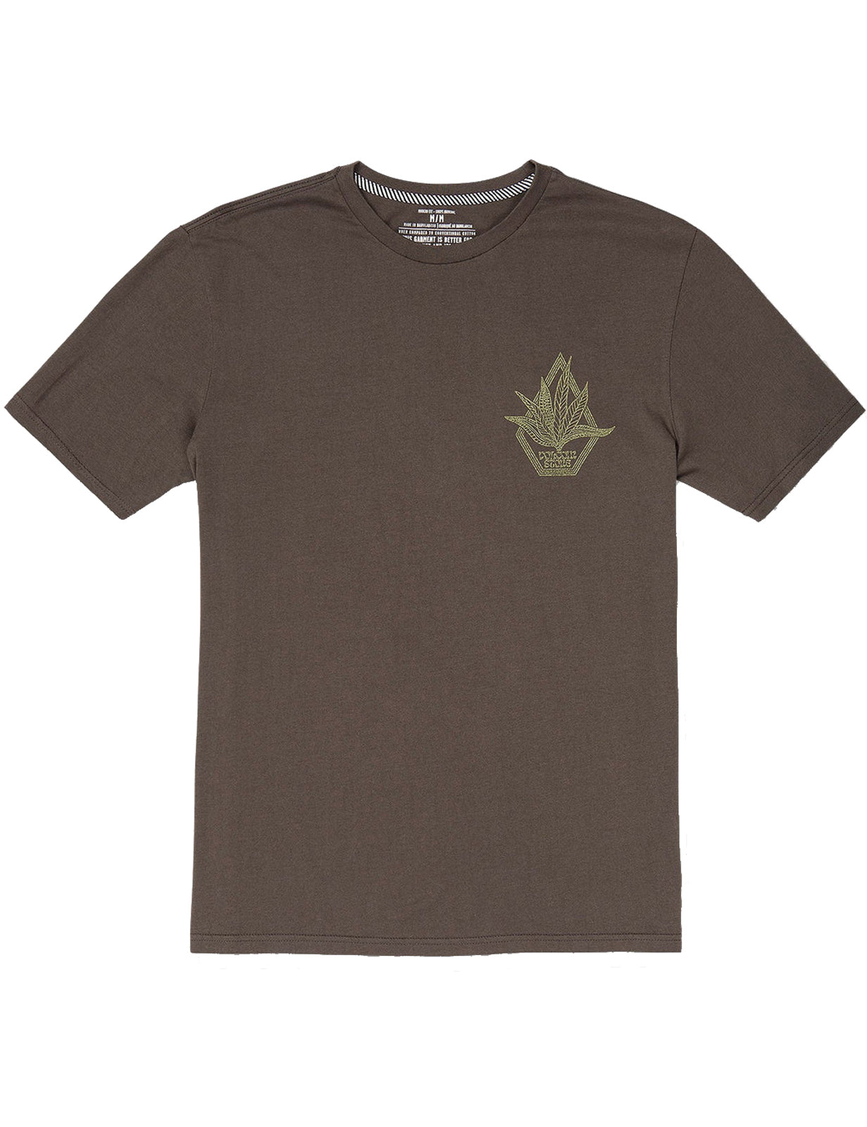 Volcom Perennial Short Sleeve T-Shirt in Rinsed Black