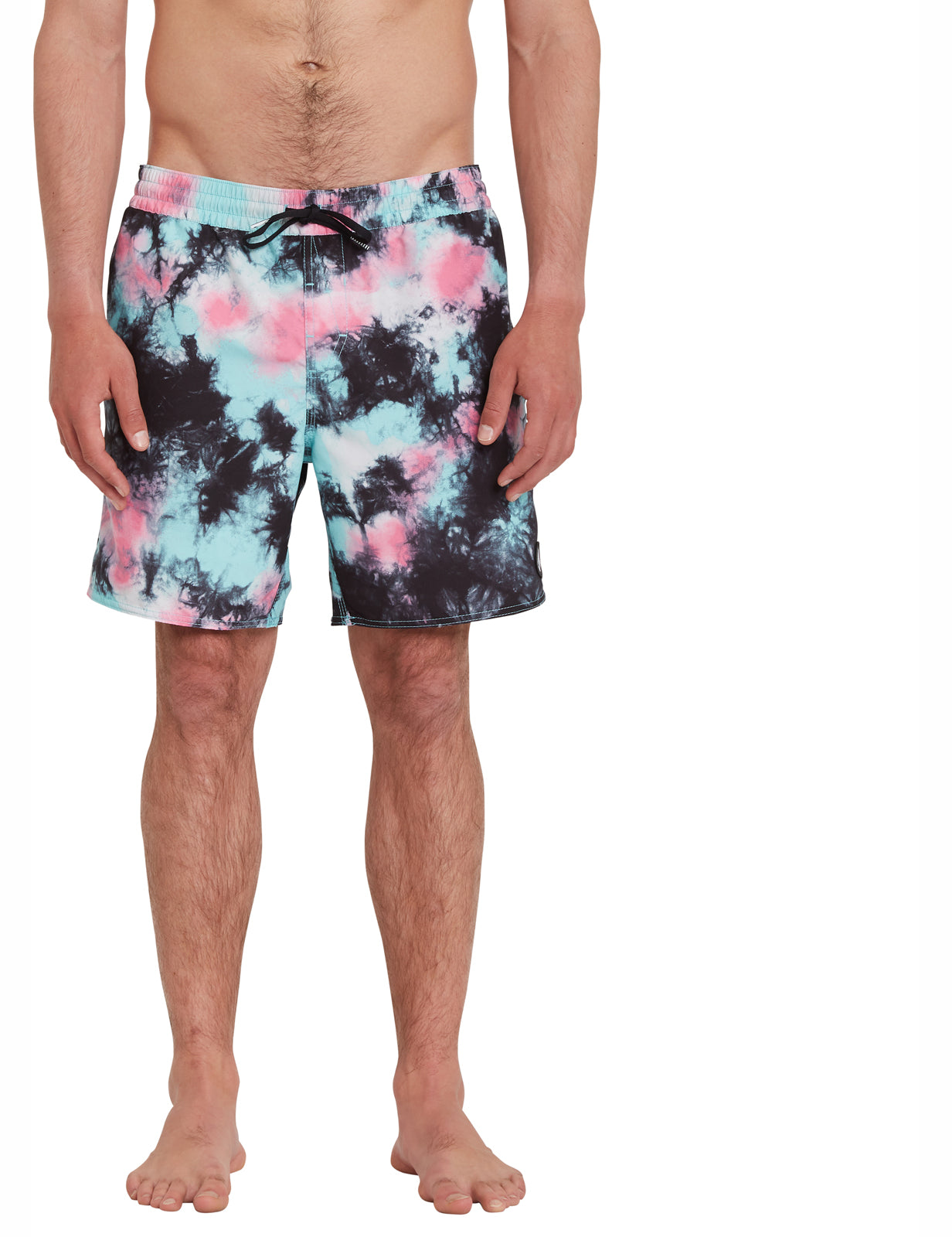 Volcom Poly Party Trunk 17 Elasticated Boardshorts in Antigua Sand