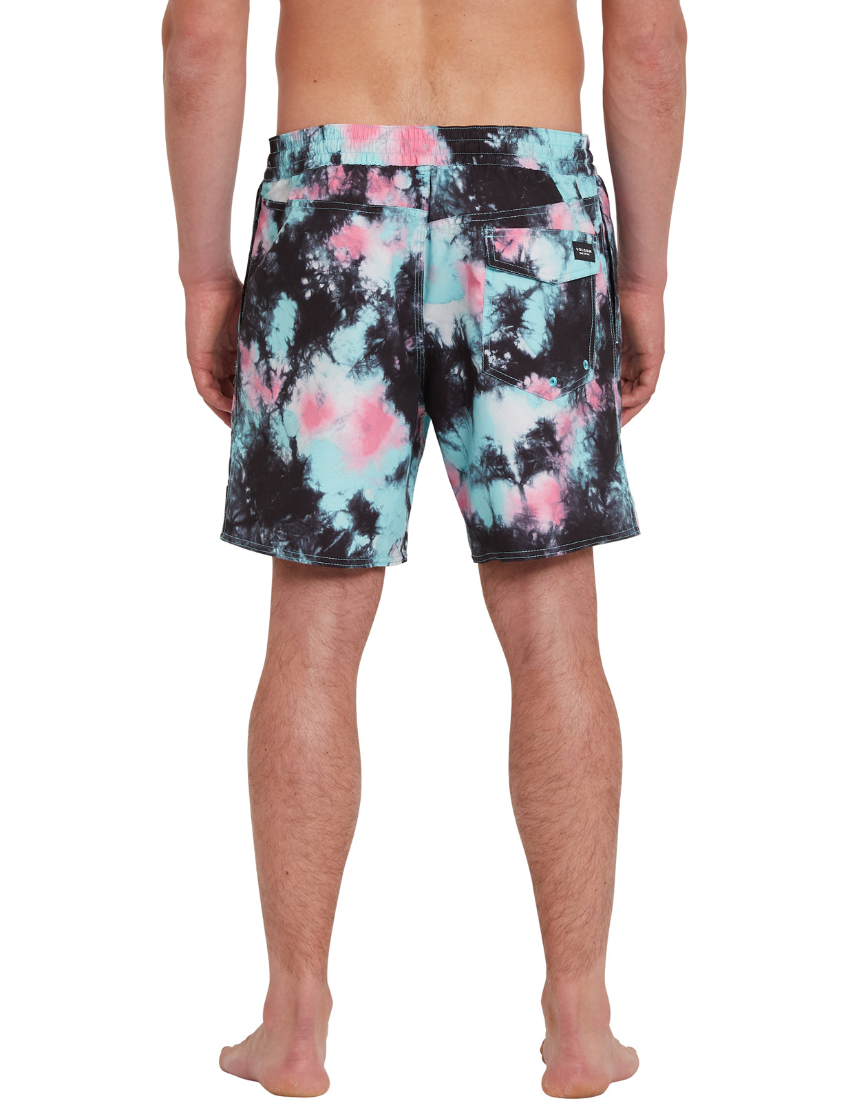 Volcom Poly Party Trunk 17 Elasticated Boardshorts in Antigua Sand