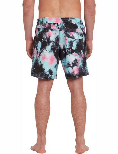 Volcom Poly Party Trunk 17 Elasticated Boardshorts in Antigua Sand