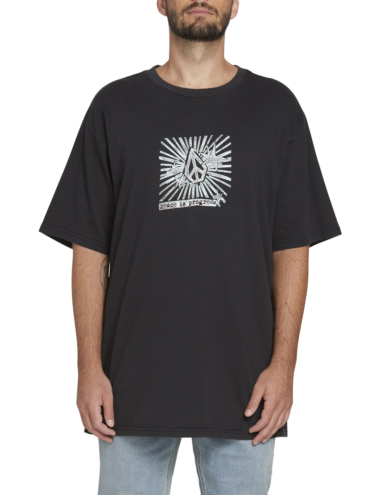 Volcom Prog Star Short Sleeve T-Shirt in Black