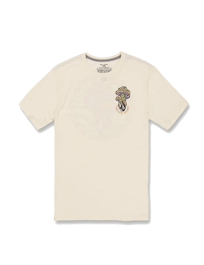 Volcom Psychike Short Sleeve T-Shirt in Off White