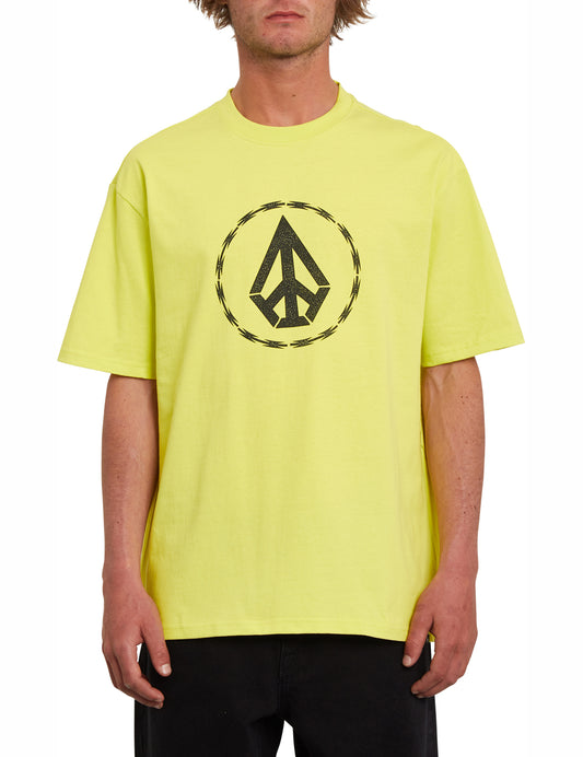 Volcom Razor Loose Fit Short Sleeve T-Shirt in Limeade