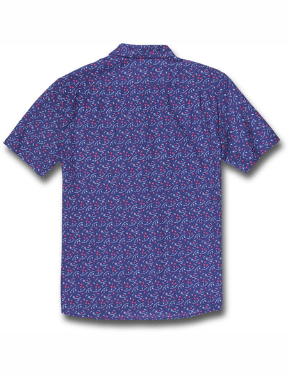 Volcom Rickshaw Short Sleeve Shirt in Blueprint