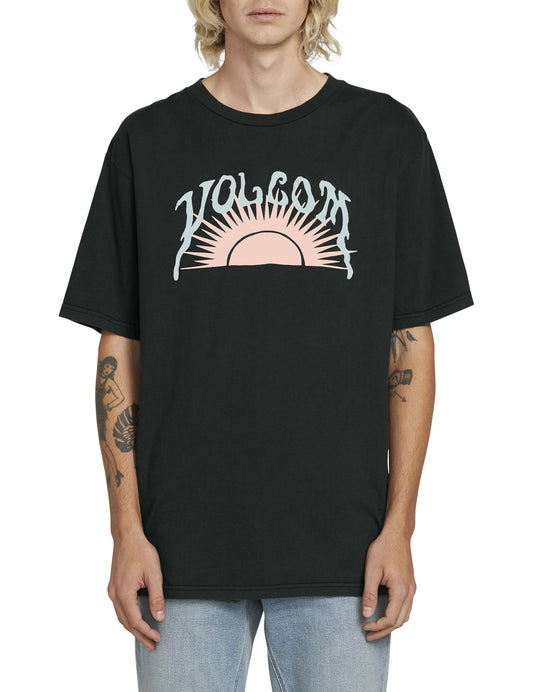 Volcom Savage Sun Short Sleeve T-Shirt in Black