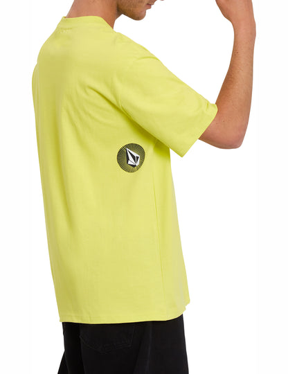 Volcom Shattered Loose Fit Short Sleeve T-Shirt in Limeade