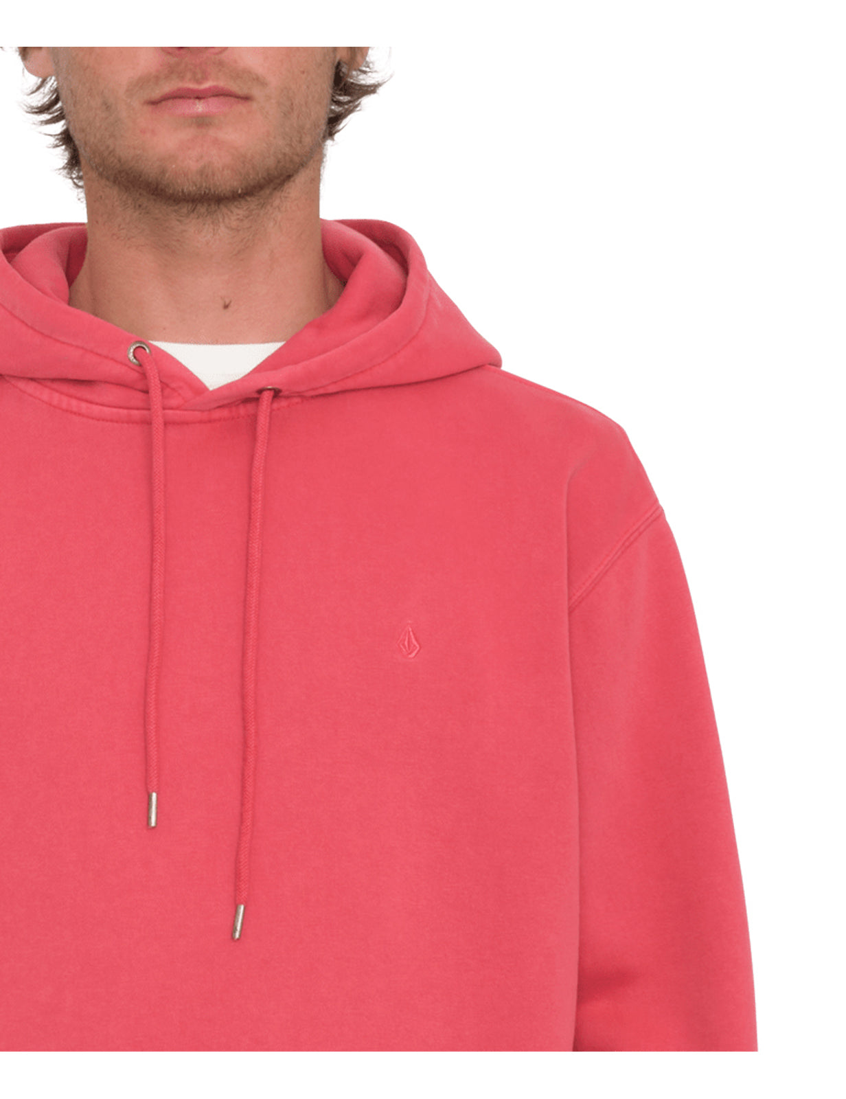 Volcom Single Stone Pullover Hoody in Washed Ruby