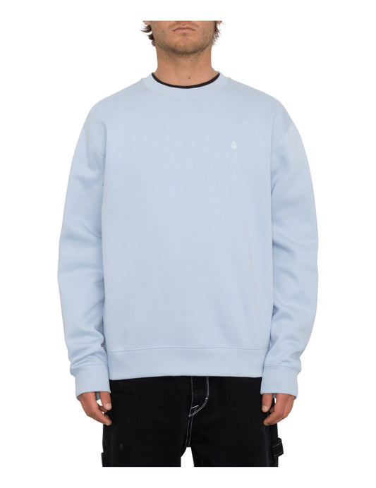 Volcom Single Stone Sweatshirt in Celestial Blue