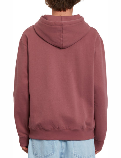 Volcom Single Stone Zipped Hoody in Rose Brown