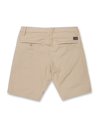 Volcom Slub Frickin Cross Shred 20 Shorts in Khaki