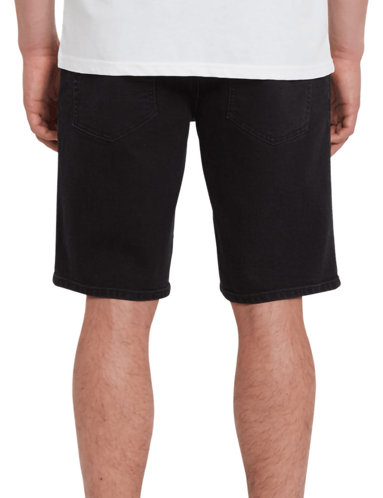 Volcom Solver Denim Shorts in Black Out