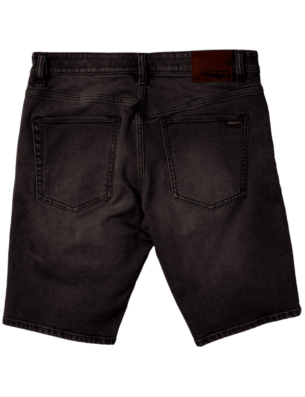 Volcom Solver Denim Shorts in Black Out