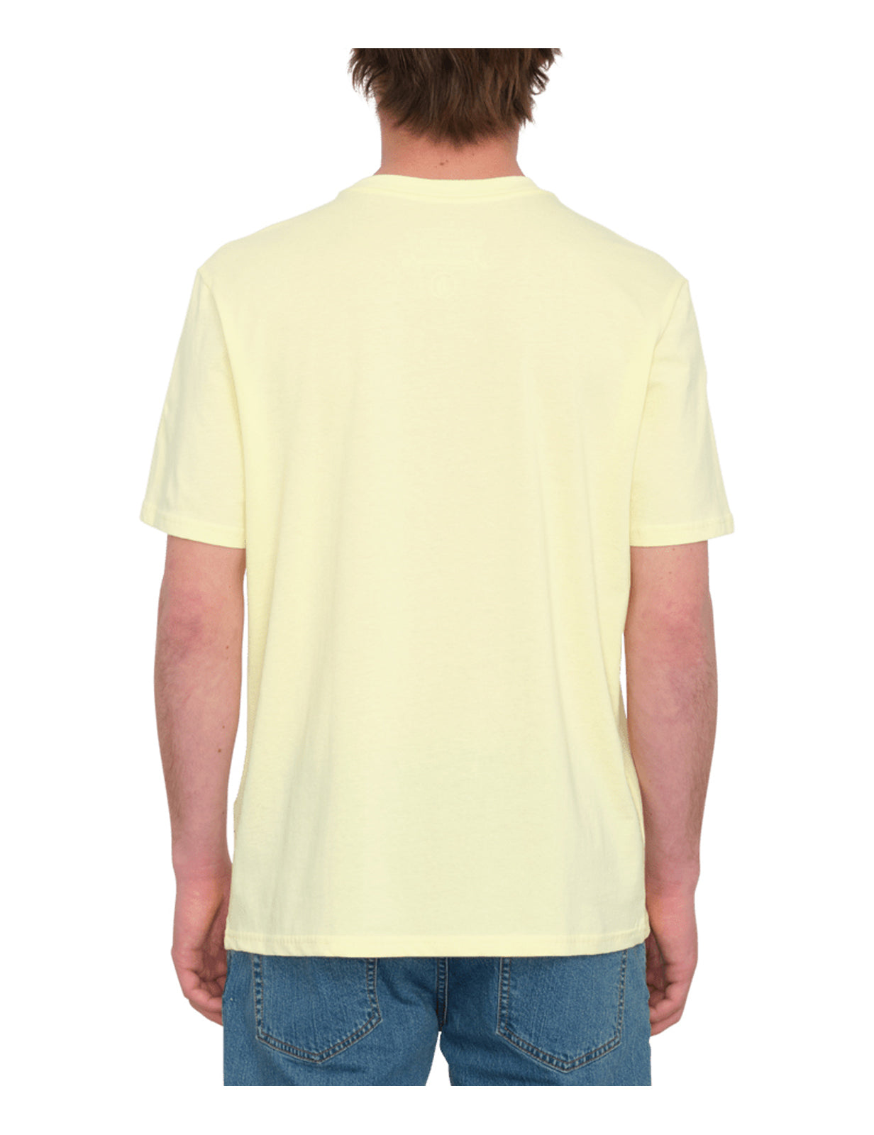 Volcom Stone Blanks Short Sleeve T-Shirt in Aura Yellow