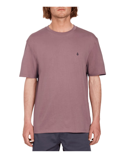 Volcom Stone Blanks Short Sleeve T-Shirt in Bordeaux Brown