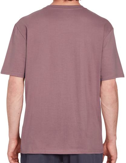 Volcom Stone Blanks Short Sleeve T-Shirt in Bordeaux Brown