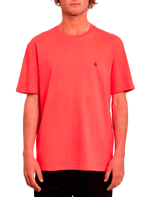 Volcom Stone Blanks Short Sleeve T-Shirt in Cayenne