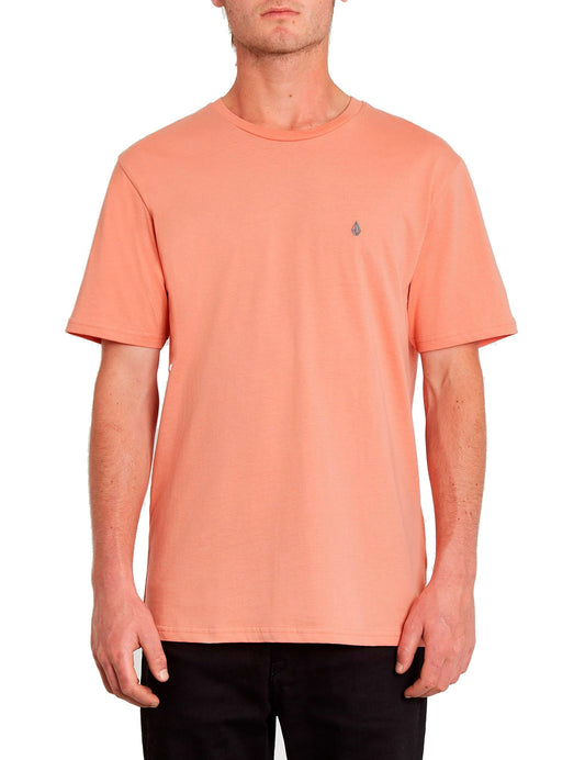 Volcom Stone Blanks Short Sleeve T-Shirt in Clay Orange