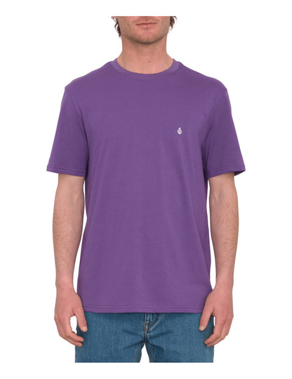 Volcom Stone Blanks Short Sleeve T-Shirt in Deep Purple