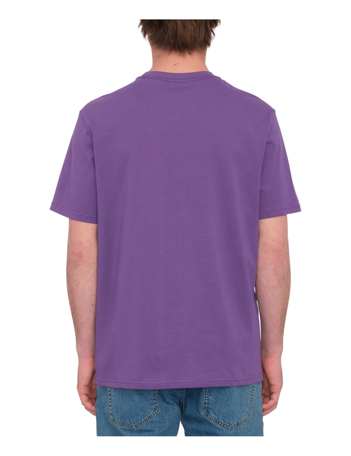 Volcom Stone Blanks Short Sleeve T-Shirt in Deep Purple