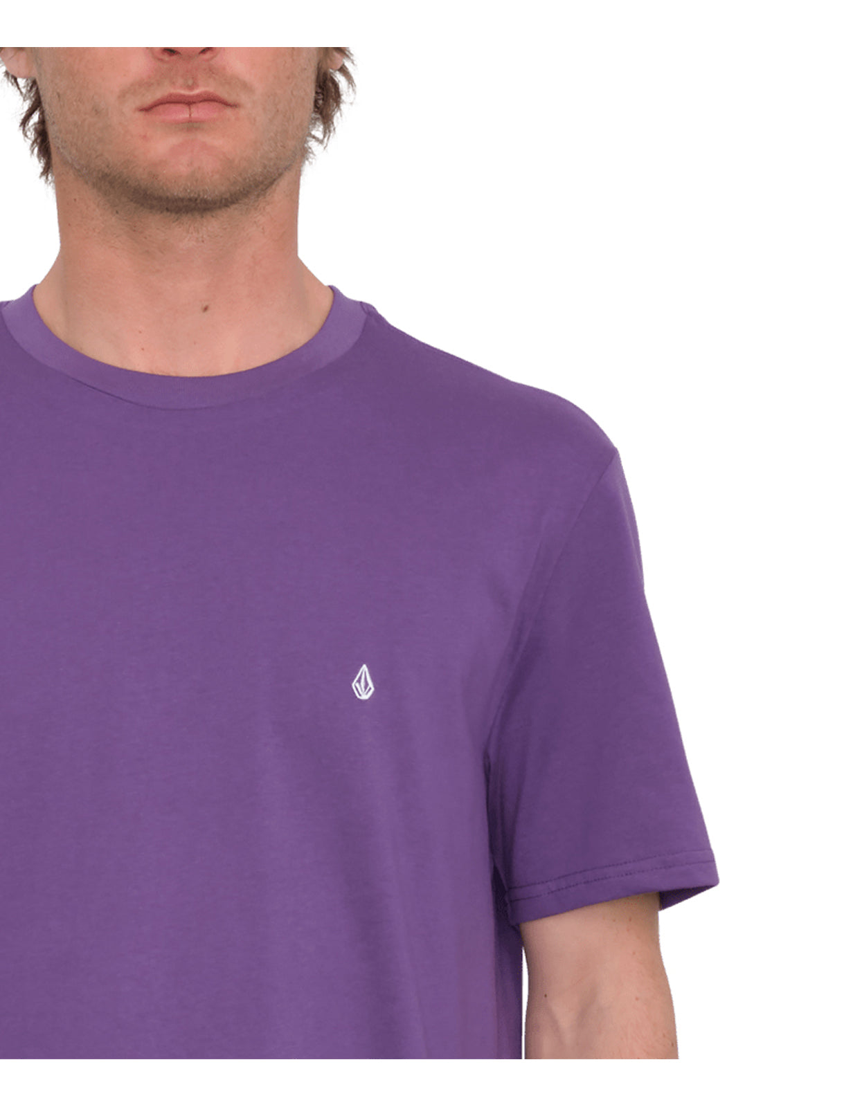 Volcom Stone Blanks Short Sleeve T-Shirt in Deep Purple