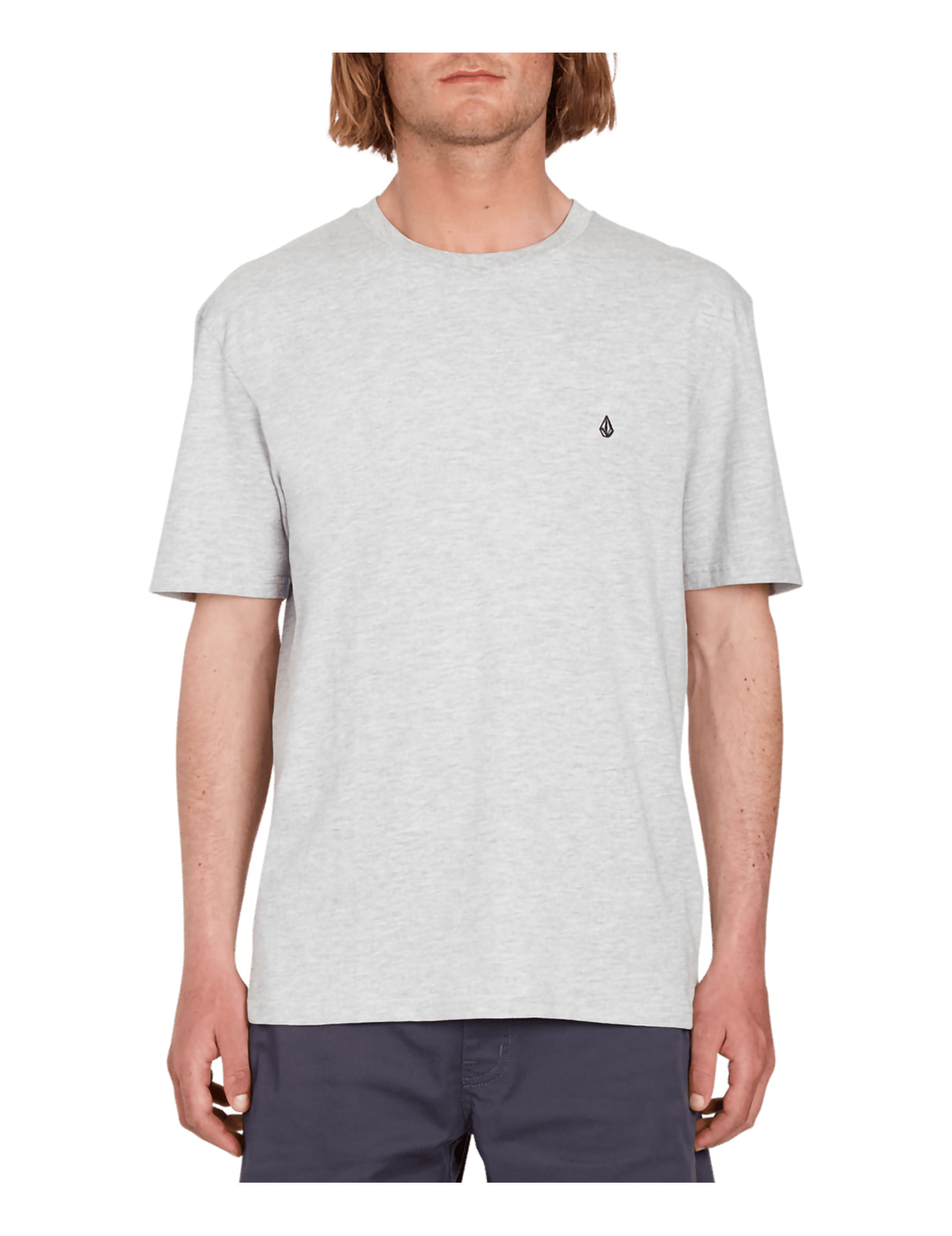 Volcom Stone Blanks Short Sleeve T-Shirt in Heather Grey