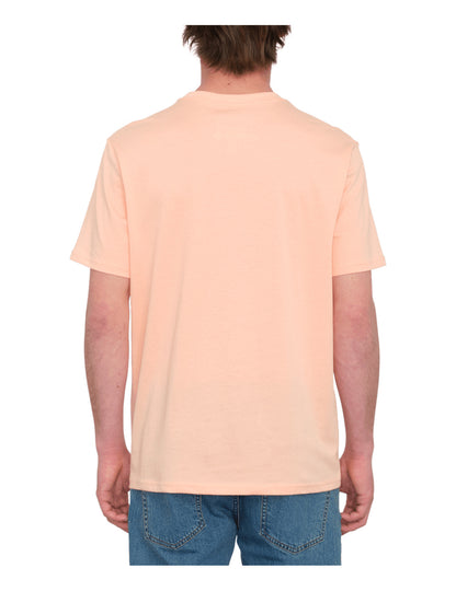 Volcom Stone Blanks Short Sleeve T-Shirt in Salmon