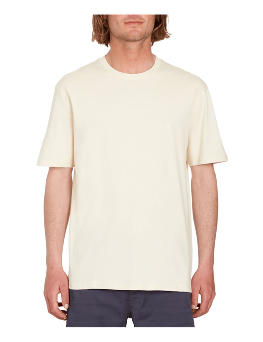 Volcom Stone Blanks Short Sleeve T-Shirt in Whitecap Grey