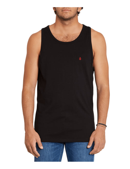 Volcom Stone Blanks Sleeveless T-Shirt in Black